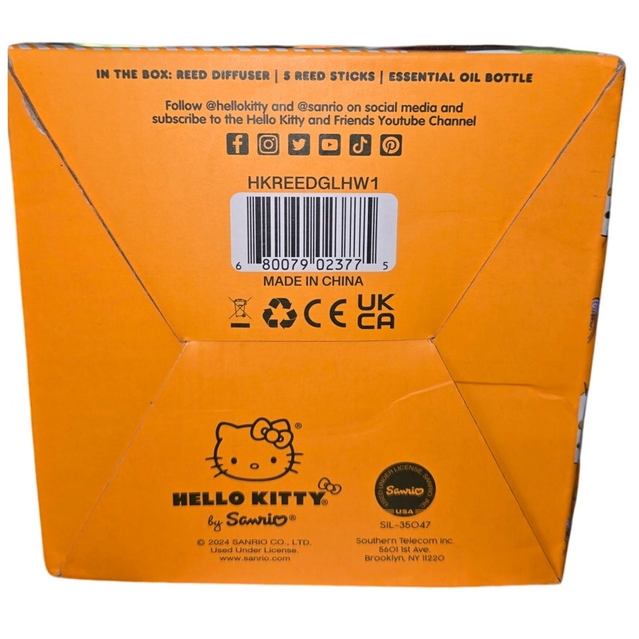 Hello Kitty Sanrio Halloween Reed Diffuser Peppermint Oil Super Cute! NEW in Box