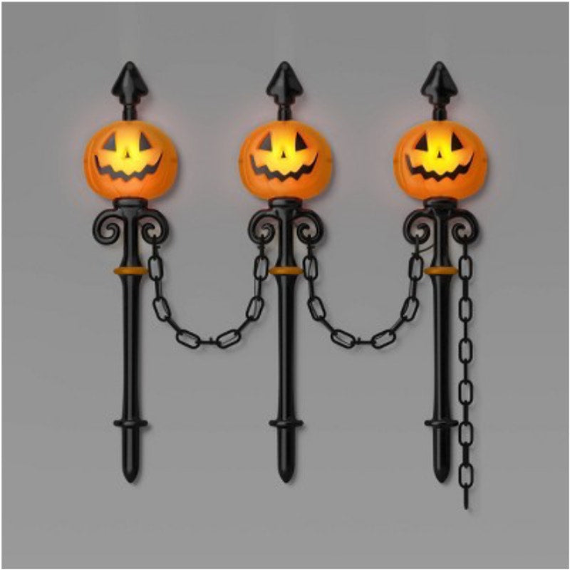 21-inch Jack-O'-Lantern Yard Stakes