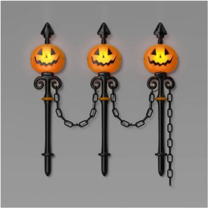 21-inch Jack-O'-Lantern Yard Stakes