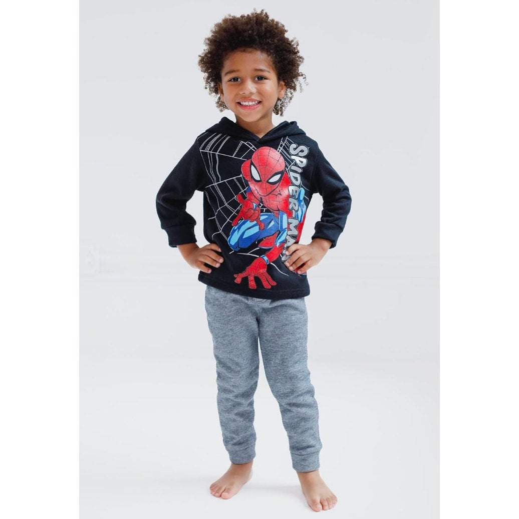 Marvel Avengers Spider-Man Fleece Pullover Hoodie Size 5 Kids