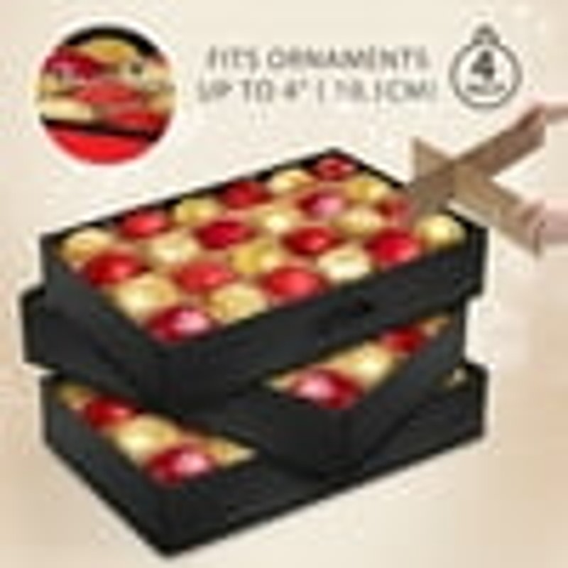 Premium Christmas Ornament Storage Container