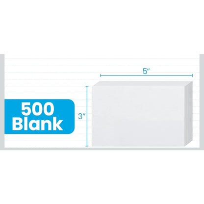 Oxford 3"x5" Index Cards Bundle 500 Count - White
