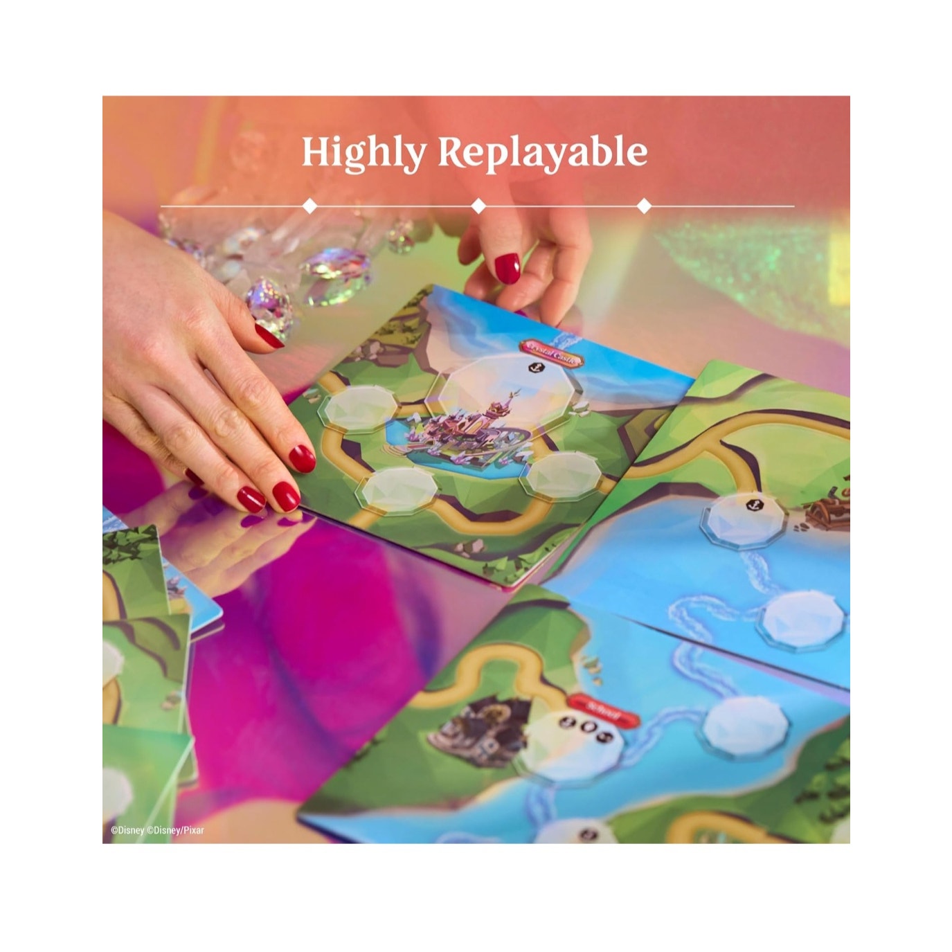 Ravensburger Chronicles of Light Darkness: Falls Disney Board Game 8+ MESH Accredited