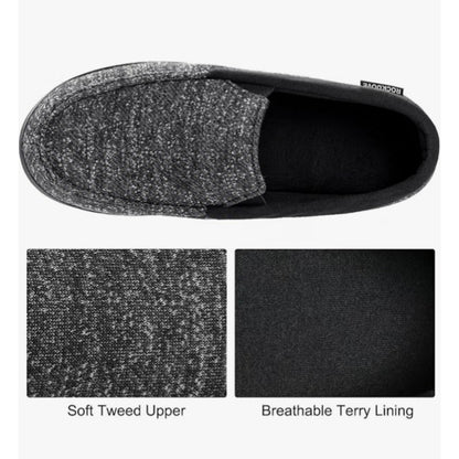 Men's Size 10 Tweed Memory Foam slippers