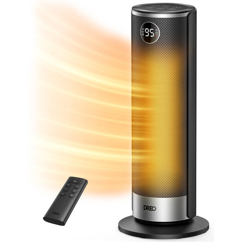 DREO 1500W Space Heater 1500W Electric Heater with Dual-DC Motor
