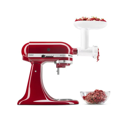New KitchenAid FGA Food Grinder Attachment, White. Model KSMFGA.