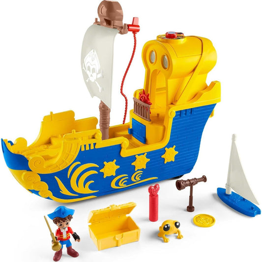 Fisher-Price Preschool Santiago of the Seas Lights & Sounds El Bravo Pirate Ship Playset