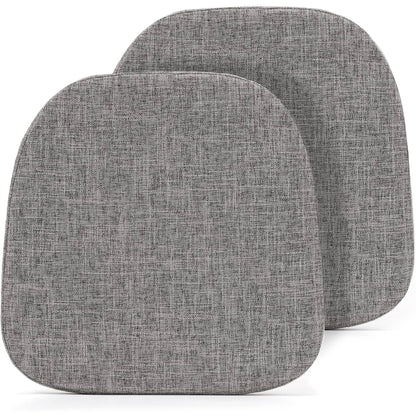 New 14x14 Small Chair Seat Cushions Pads Set of 2 inch Grey Gray