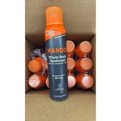 Lume Mando Whole Body Deodorant Mt Fuji Invisible Spray Set of 3