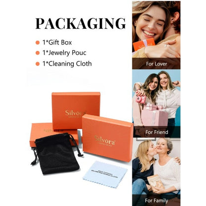 Aquamarine Blue Sterling Silver Clip on Earrings Round March Birthstone Stud Earring