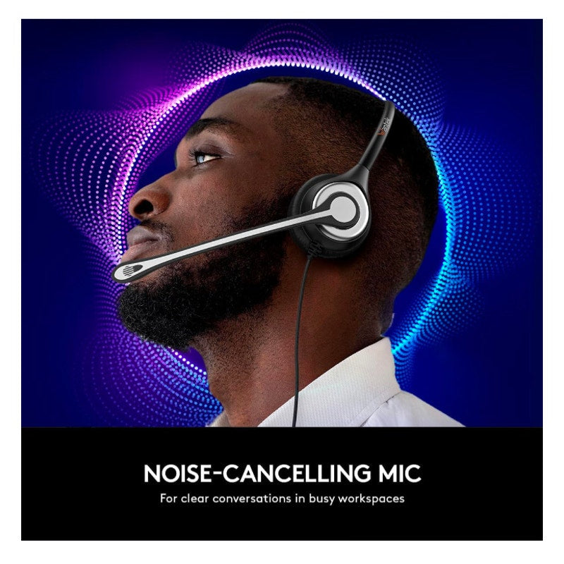 Comfort Fit USB Headset with Microphone for PC