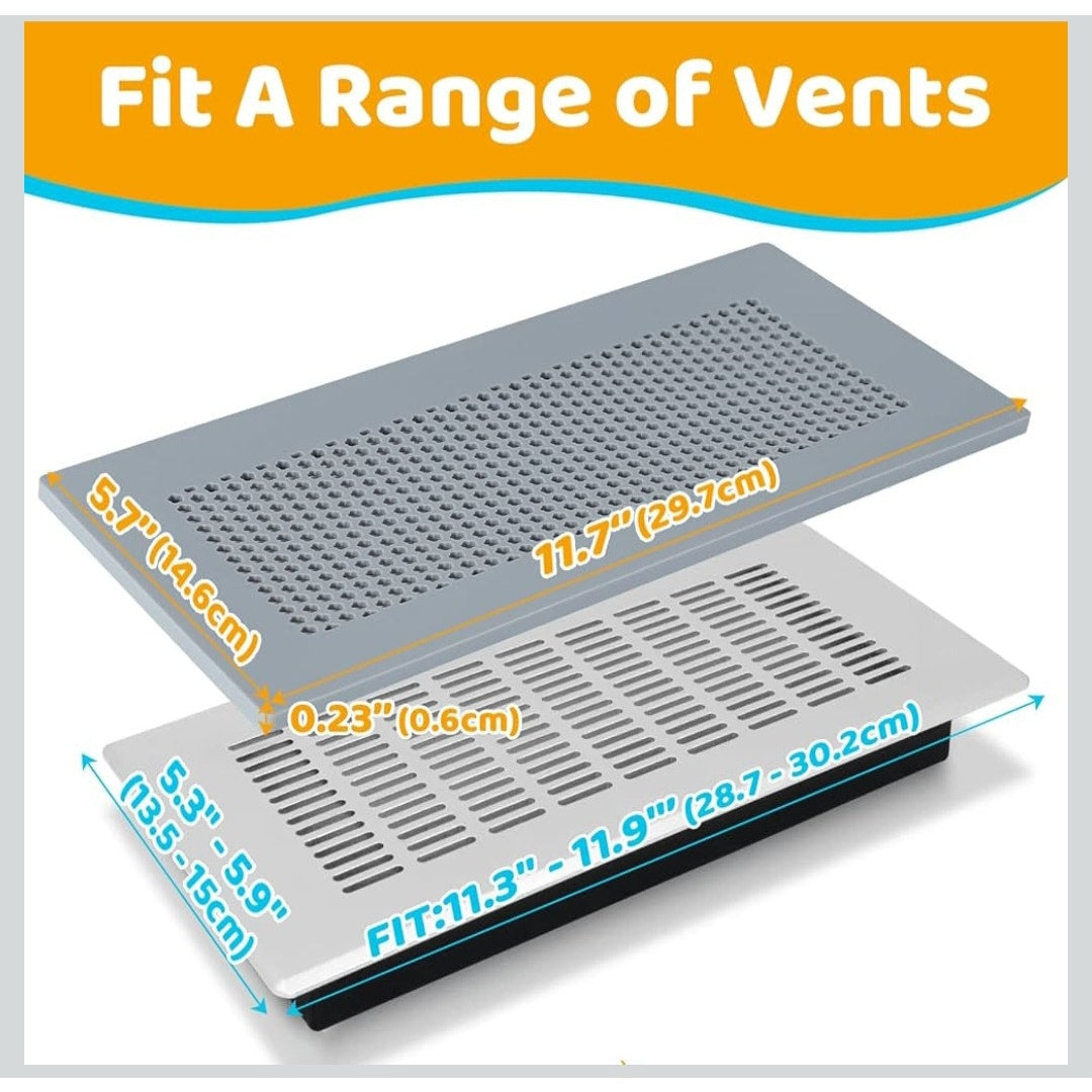 New Baby Proofing Soft Silicone Register Vent Cover Set of 2