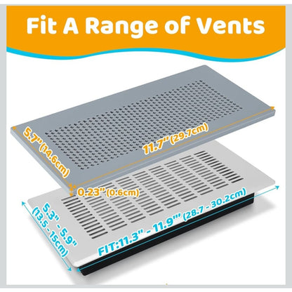 New Baby Proofing Soft Silicone Register Vent Cover Set of 2