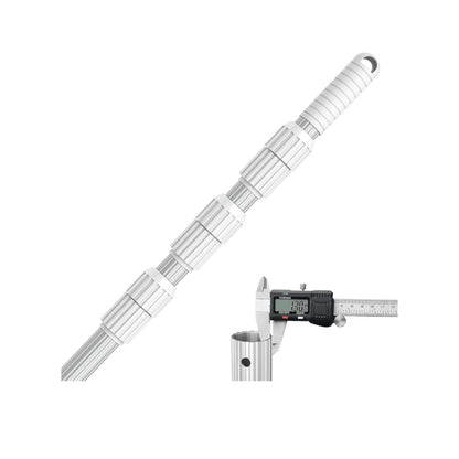 16.5 Ft Swimming Pool Pole Telescopic Fits Skimmer Net Rake Vacuum Head Brush