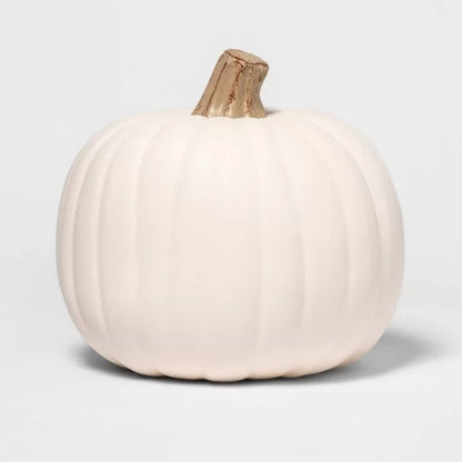 9" Carvable Faux Halloween Pumpkin Cream - Hyde and EEK!