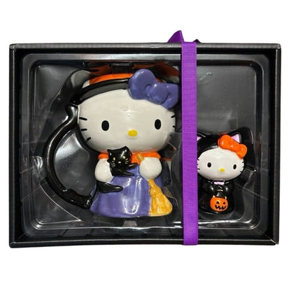 Sanrio Hello Kitty Halloween Witch Mug & Ornament Set New in Box