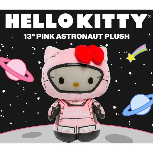 NEW Hello Kitty Pink Kawaii Astronaut Plush