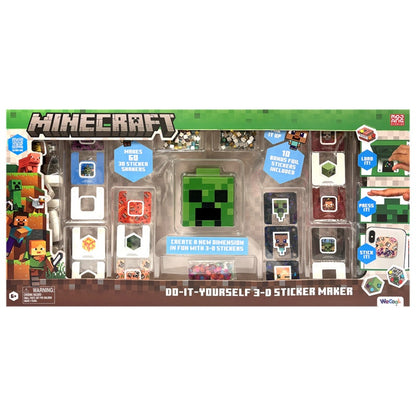 Minecraft 3D Creeper Sticker Maker Craft Kit