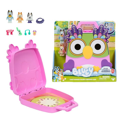 Chattermax Figure Case, Includes Bluey, Bingo, Muffin
