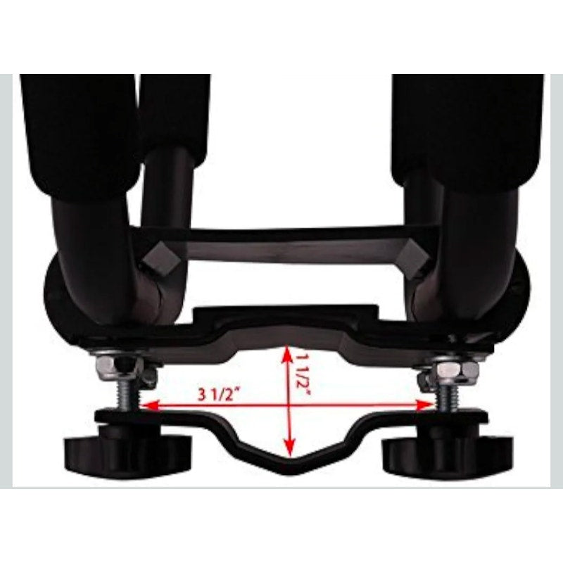 TMS J-Bar Rack HD Kayak Carrier Canoe Boat Surf Ski Roof Top Mounted on Car/SUV