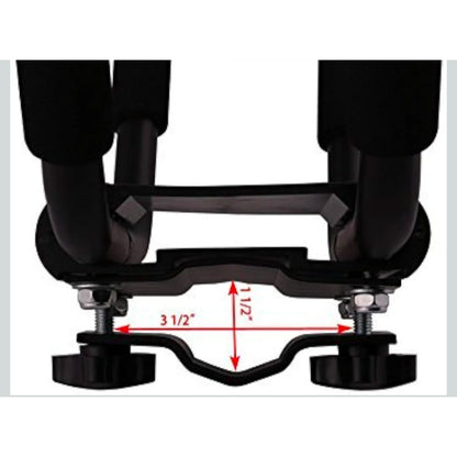 TMS J-Bar Rack HD Kayak Carrier Canoe Boat Surf Ski Roof Top Mounted on Car/SUV