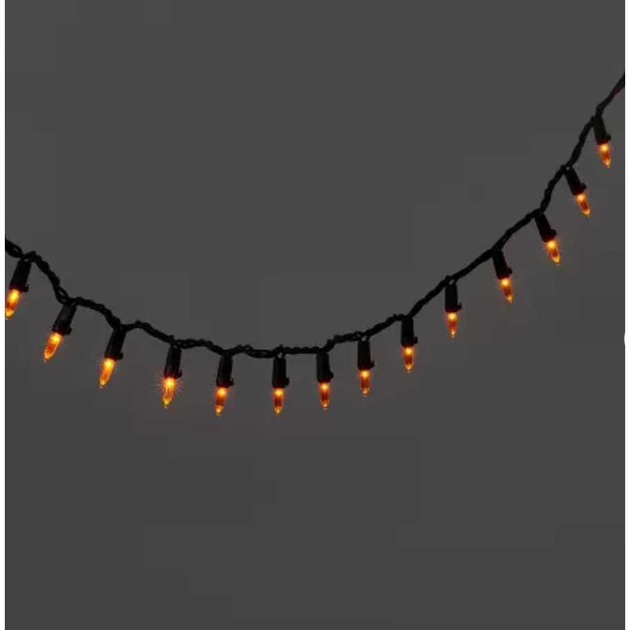 100ct led orange holloween Mini lights