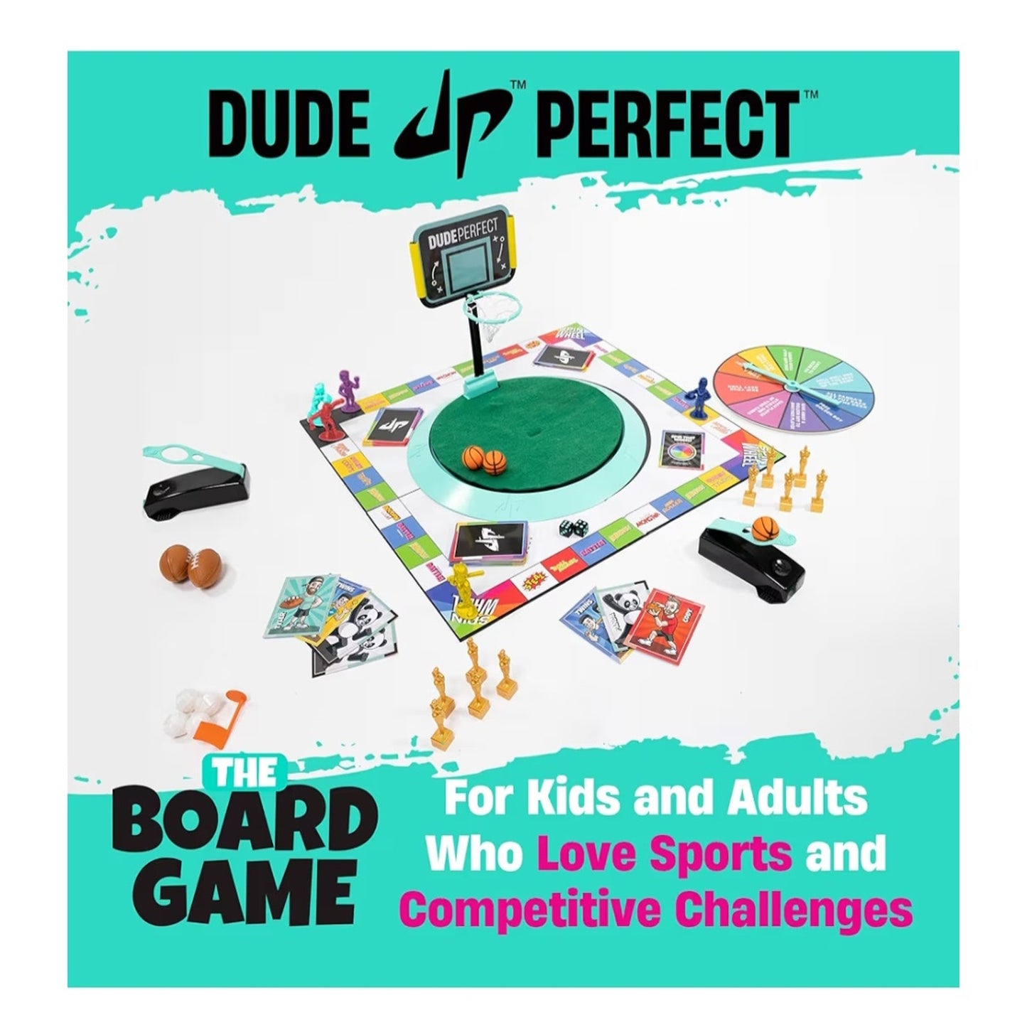 New! Dude Perfect Board Game, 2-5 Players