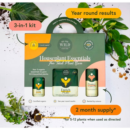 Organic Essential Houseplant Care Kit