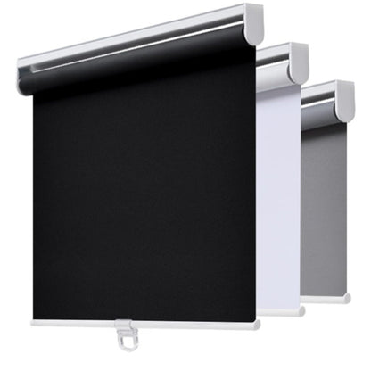 Blackout Cordless Roller Shade for Indoor Windows, 19"W x 72"H, Black
