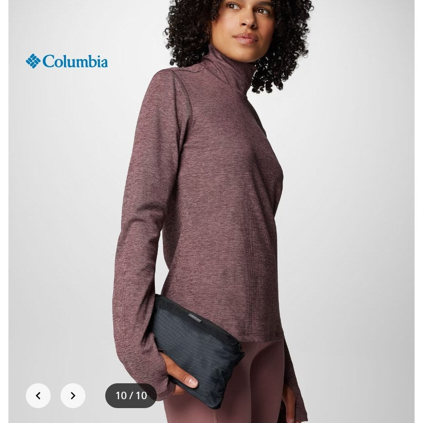 Columbia Women's Switchback™ IV Jacket Rain Size M Medium Black Packable Omni-Shield