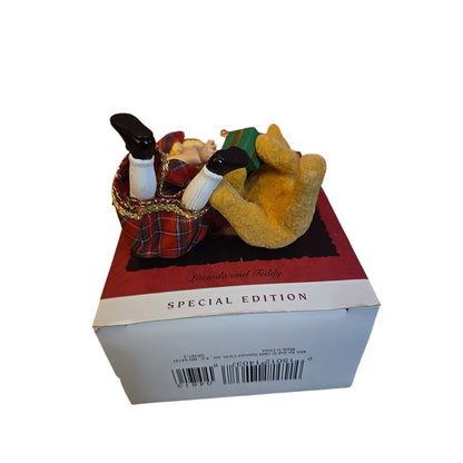 1994 Hallmark Keepsake Ornament - Lucinda & Teddy - Special Edition