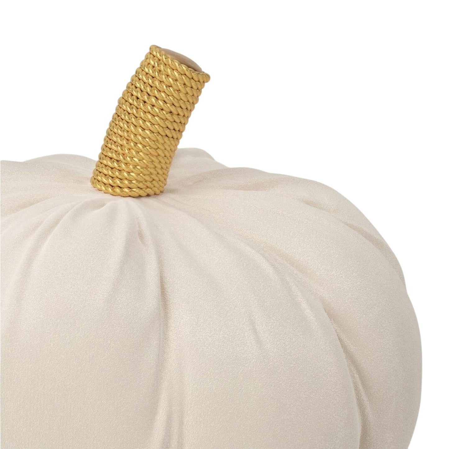 Velvet Pumpkin Throw Pillow by Threshold Fall & Halloween NEW NWT Cream/White
