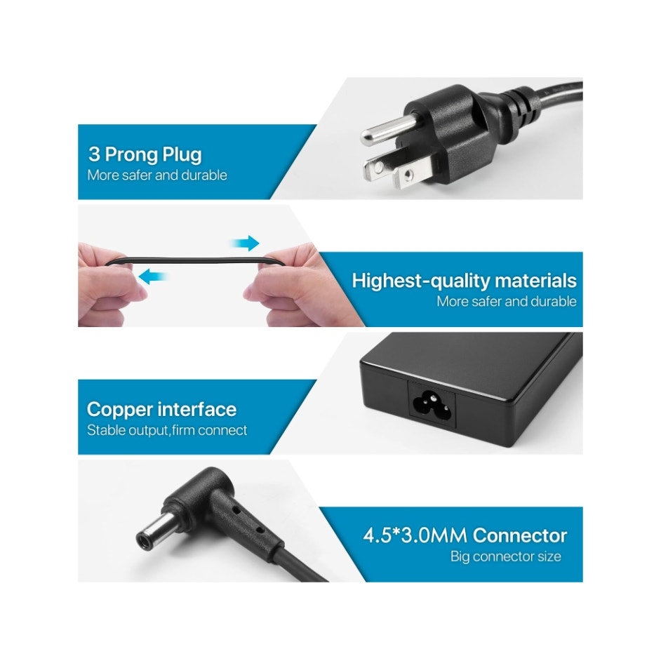 20V 6A 120W AC Adapter Charger Fit for MSI laptop