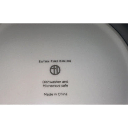EATON FINE DINING Spooky House Halloween Salad Dessert Plates Set of 4 NEW 7 1/2"
