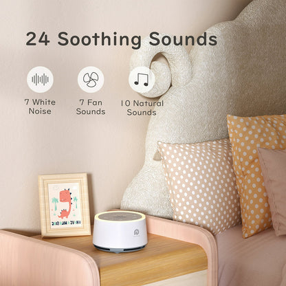 Dreamegg White Noise Sound Machine for Baby & Adult Sleep with Night Light