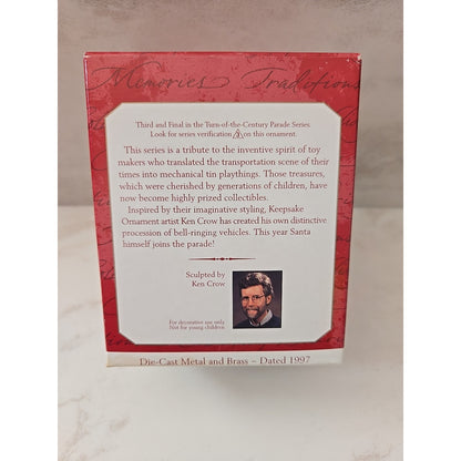 1997 Hallmark Keepsake Ornament - Santa Claus Turn-of-the-Century Parade - NEW
