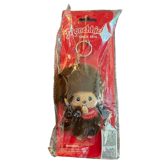 100% AUTHENTIC Monchhichi Plush Key Chain Series Sekiguchi 4-Inch Key Chain