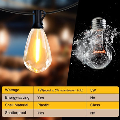 100ft Outdoor String Lights