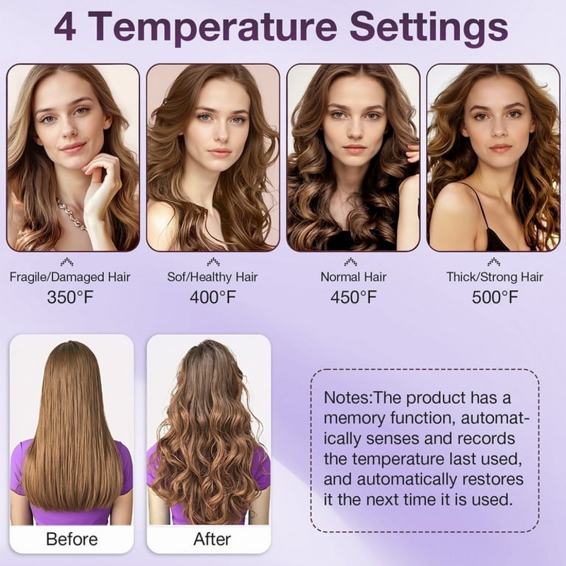 NEXPURE Automatic Curling Iron, 1" Ionic Deep Waver Hair Curler