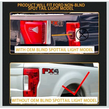 Ford truck Left Driver Side Rear Tail Light Assembly