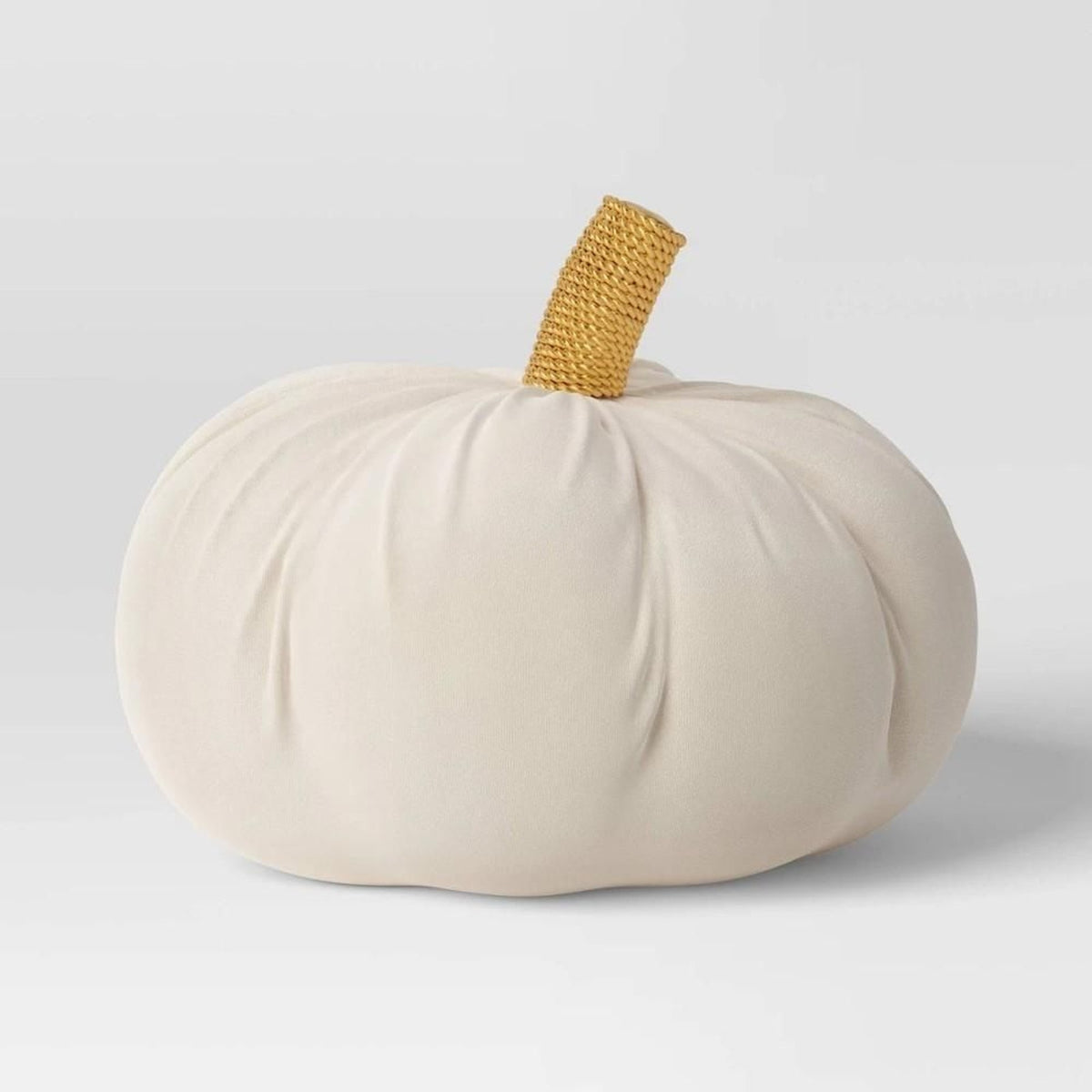 Shaped Velvet Pumpkin Cream Halloween Novelty Plush Throw Pillow Indoor Decor