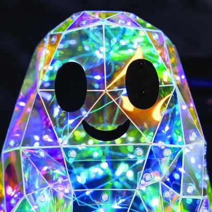 Christian Siriano Halloween Ghost Walking Dog Prismatic Light Up Decor