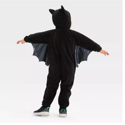 Hyde & EEK! Toddler Bat Halloween Costume Jumpsuit - Size 18-24 Months - Black - New