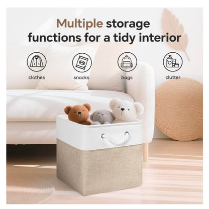 13x13x13 Inch Storage Cube Bins Foldable Organizer Baskets 2 Pack