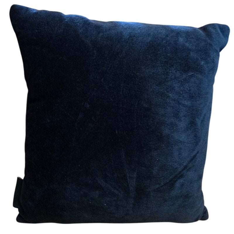 NEW Halloween Throw Pillow Black w/ Rainbow Iridescent Bats 10"x10" Plush Decor
