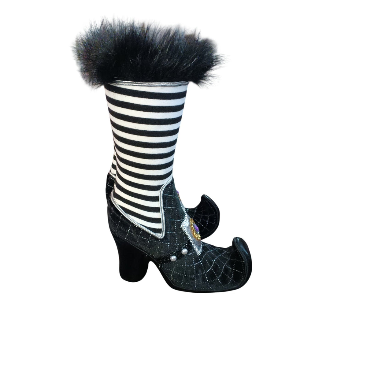 Decorative Halloween witch boots