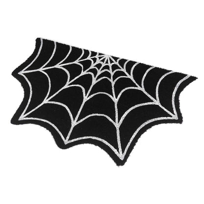 Halloween Doormat Spider Web Spooky Gothic Halloween Coir Outdoor Door Mat 18"x30"