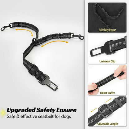 PETSFIT Dog Car Seat for Medium Dogs up to 45 lbs