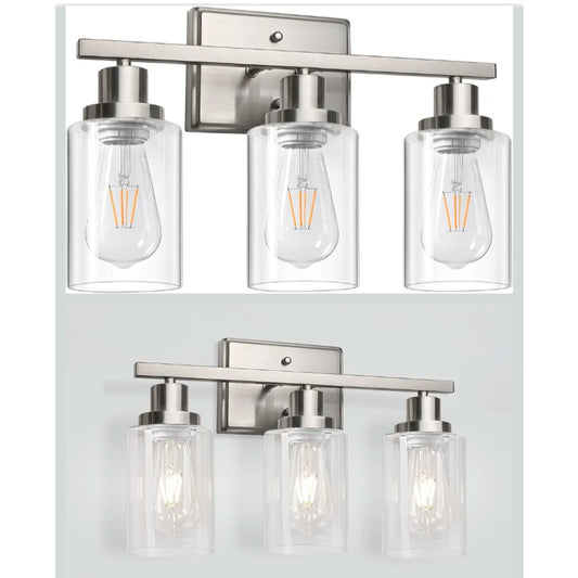 Bathroom Vanity Light Fixture , 3 Light Wall Sconce.