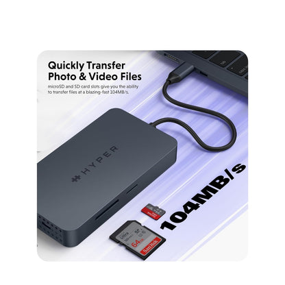 HyperDrive 4K Dual HDMI USB C Hub M1 MacBook/Windows/Chromebook